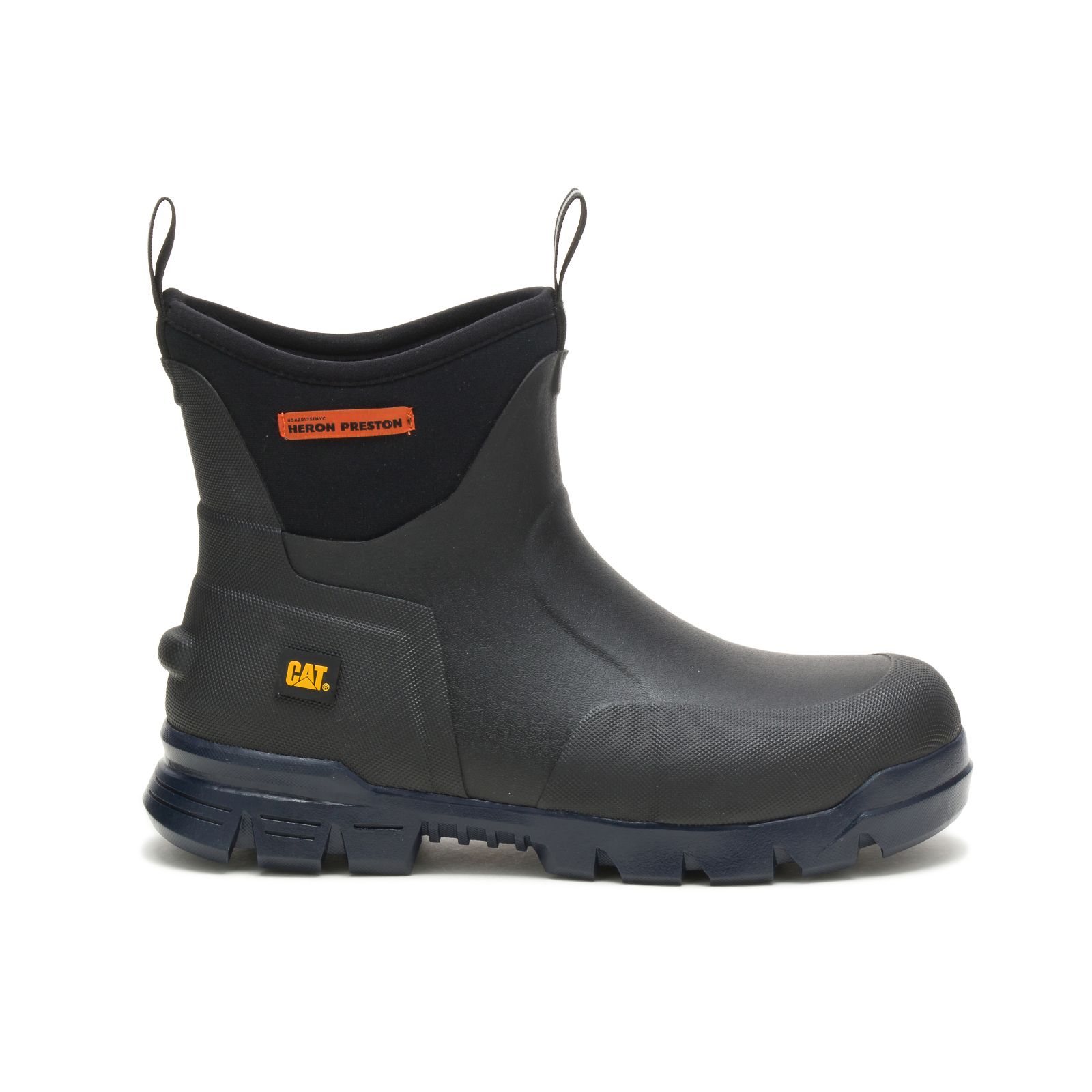 Caterpillar Boots South Africa - Cat Men's Heron Preston X Cat Stormers 6'' Rubber Boots Black PW5794230